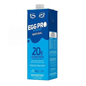 Egg PRO 1kg Congelado - Sabor Natural - Proteína Pura