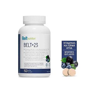 Belt +23 150 pastilhas - Sabor  Acai com Mirtilo - Belt nutrition