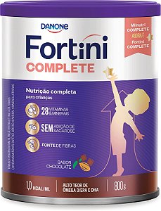 Formula Infantil Fortini Complete Sabor Chocolate 800g  - Danone
