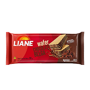 Biscoito Wafer Sem Lactose Sabor Chocolate com Avelã 90g - Liane
