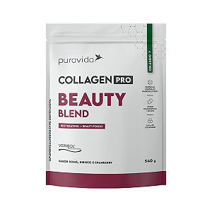 Collagen Pro Beauty Blend 540g Verisol Sabor Romã Hibisco e Cranberry  - Pura Vida