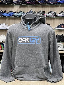 Moletom Oakley Factory Pilot Cinza e Azul bb