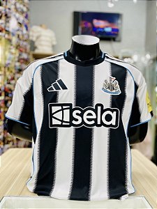 Camisa Newcastle United Home Adidas 25/26 s/n Torcedor Masculina - Preto