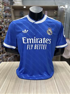 Camisa Real Madrid Third 25/26 s/n Torcedor Adidas Masculina - Azul