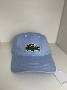 Boné Lacoste Big Croc - azul bb