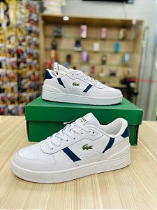 Tênis Lacoste T-Clip Set Masculino -Branco e Marinho