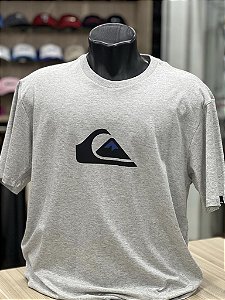 Camiseta Quiksilver M/C Compor Logo Cinza Mescla