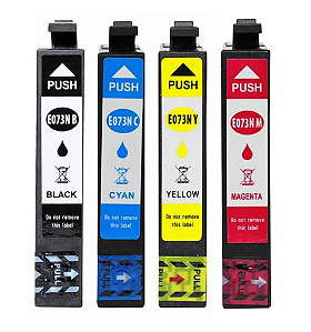 Kit 4 Cartuchos Compatíveis  TO731 | TO732 | TO733 | TO734