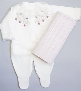 Petit Chloé Off-white - Saída de Maternidade