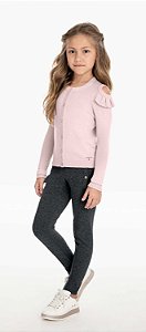 Cardigan Vazado Rosa - Carinhoso