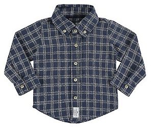 Camisa xadrez flanela marinho -  Charpey