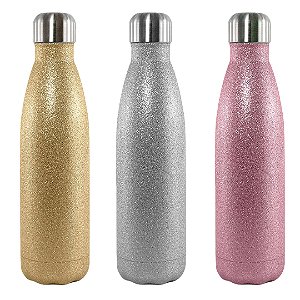 Garrafa Inox Glitter