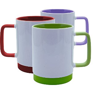 Caneca Base e Alça Silicone
