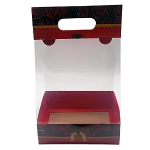 kit Cesta com acabamento em acetato  19x15 cm