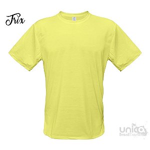 Camiseta Poliester - Amarelo Bebe