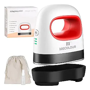 Prensa Térmica Mini Portátil Cor Vermelha Mecolour 110w