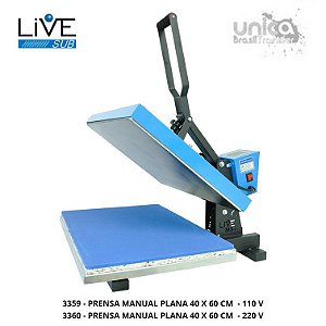 Prensa Térmica Plana A3 Mundi Linha Valore (BASE 40X50) - 220v - socd-mob