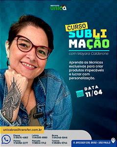 Curso Presencial de Sublimação - Com Mayara Calderone