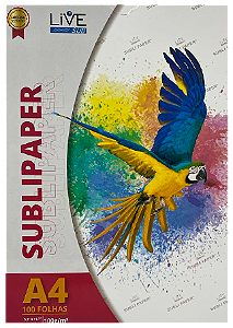 Papel Sublimático Sublipaper - 100 Folhas A4