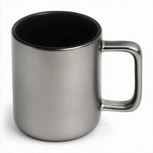 Caneca de Cerâmica Silver