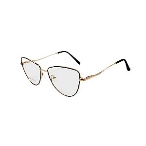 Armação para Óculos de Grau Feminino ISA1062-C1 Dourada e Preta