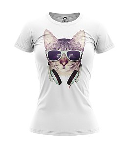 Camiseta Baby Look Cat
