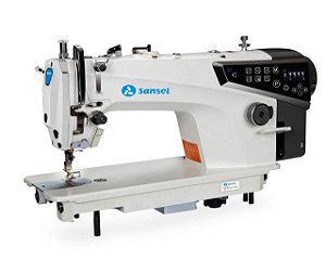 Máquina de Costura Reta Industrial Sansei SA-MQ5 Direct Drive com Kit Calcadores + Bobinas + Agulhas