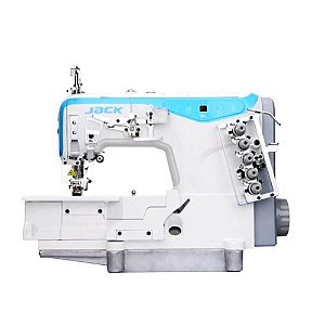 Máquina de Costura Galoneira Industrial Jack JK-W4-D-01GB- 364 3 Agulhas Direct Drive