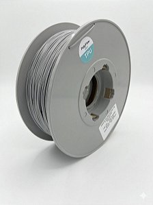 Filamento TPU PF D60 Flexível 500g 1,75 Cinza Claro