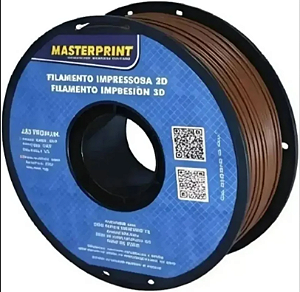 Filamento TPU MP A90 Flexível 1kg 1,75 Marrom