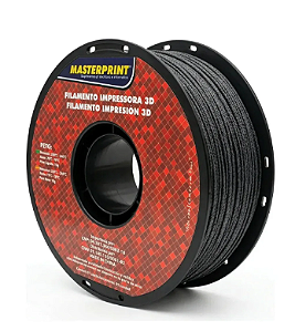 Filamento Masterprint PETG 1Kg 1,75 Fibra de Carbono
