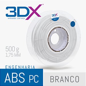 Filamento ABS PC 500g 1,75 Branco