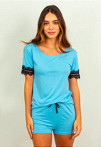 Pijama Chantilly Azul