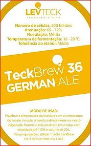 FERMENTO LEVTECK  - GERMAN ALE - TB36