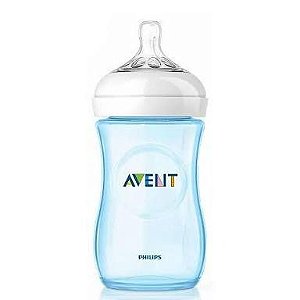 Mamadeira Philips Avent Pétala 260ml - Azul sem desenho
