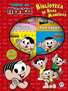 Biblioteca de Boas Maneiras - Box com 6 Mini Livros - TURMA DA MÔNICA