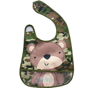 BABADOR IMPERMEÁVEL COM BOLSO  -  URSO