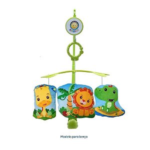 Móbile Musical Safari  Para Berço e Carrinho