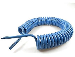 Mangueira Pu Espiral Compressor 8mm 15 Metros +02 Conectores