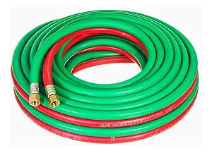 Mangueira Solda Dupla Oxi / Acet 300psi 5/16 T.prensado 5 Mt