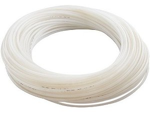 Tubo Nylon Tecalon Pa6 - 6mm X 4 Mm Natural (branco) 20 Mts