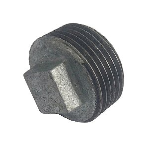 Bujão Macho Aço Galvanizado 3/4 Bsp