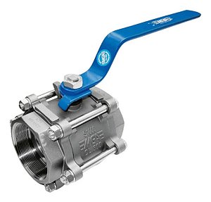 Válvula Esfera Tripartida A / C Rosca 1/2 Classe 300libras