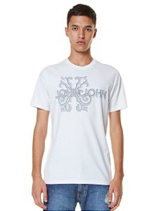 CAMISETA JOHN JOHN THINGED SKULL BRANCA - As melhores grifes Nacionais e  importadas