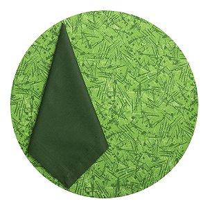 Conjunto Capa para Sousplat e Guardanapo - Alga
