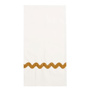 Toalha de Papel  para Lavabo Descartável- Onda Dourada