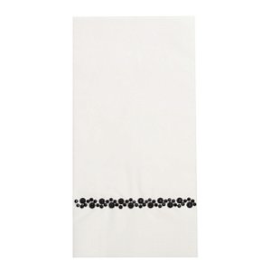 Toalha de Papel para Lavabo Descartável - Pata Preta