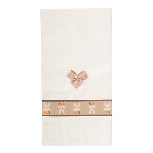 Toalha de Papel  para Lavabo Descartável - Páscoa Coelho