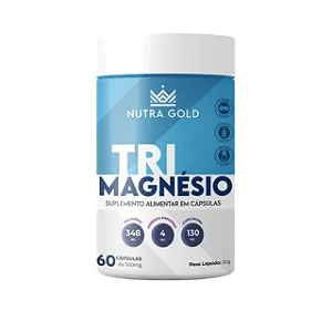 NUTRA GOLD TRI MAGNÉSIO 60CAPS