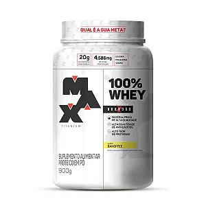 MAX WHEY 100% RAFAEL BRANDÃO POTE 900G